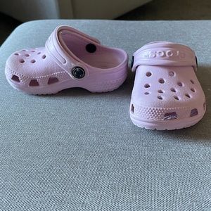 Baby Toddler Classic Crocs Pink Size 2/3